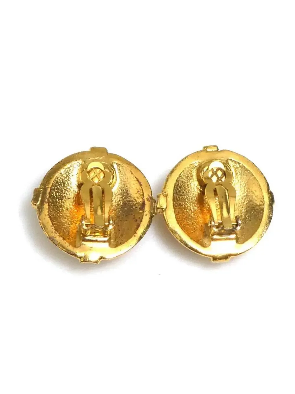 Auth Chanel Vintage Cc Logo Clip On #302733C33B